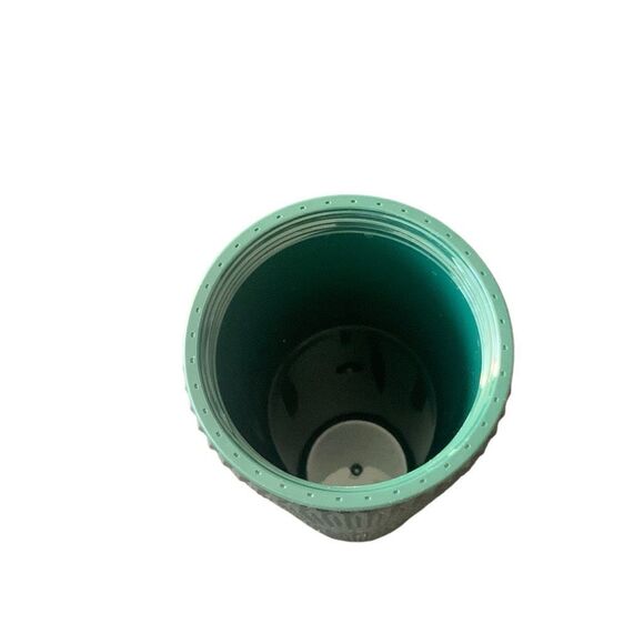 Pre Owned Starbucks 2022 Dark Green Studded Cold Cup Tumbler Must Have Addition - Picture 8 of 14